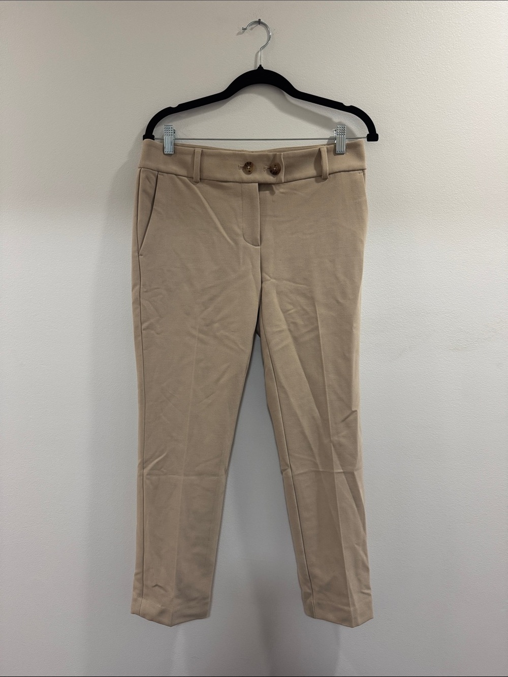 LOFT Beige Women's Tailored Ankle Pants